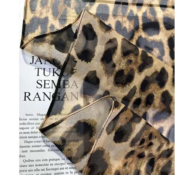 Mulberry Silk Long Scarf for Women Beach Head Wraps Necktie Accessory - Picture 2 of 7